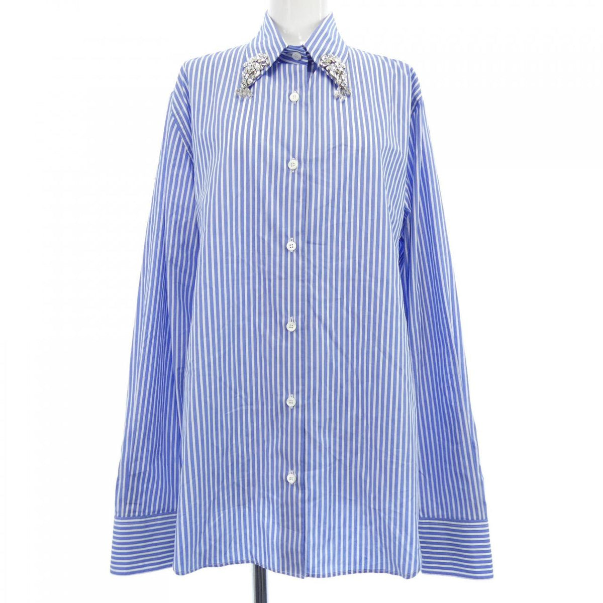 Prada Embroidery Poplin Shirt