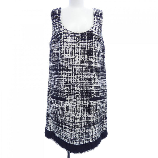 Prada Triangle Logo Dress