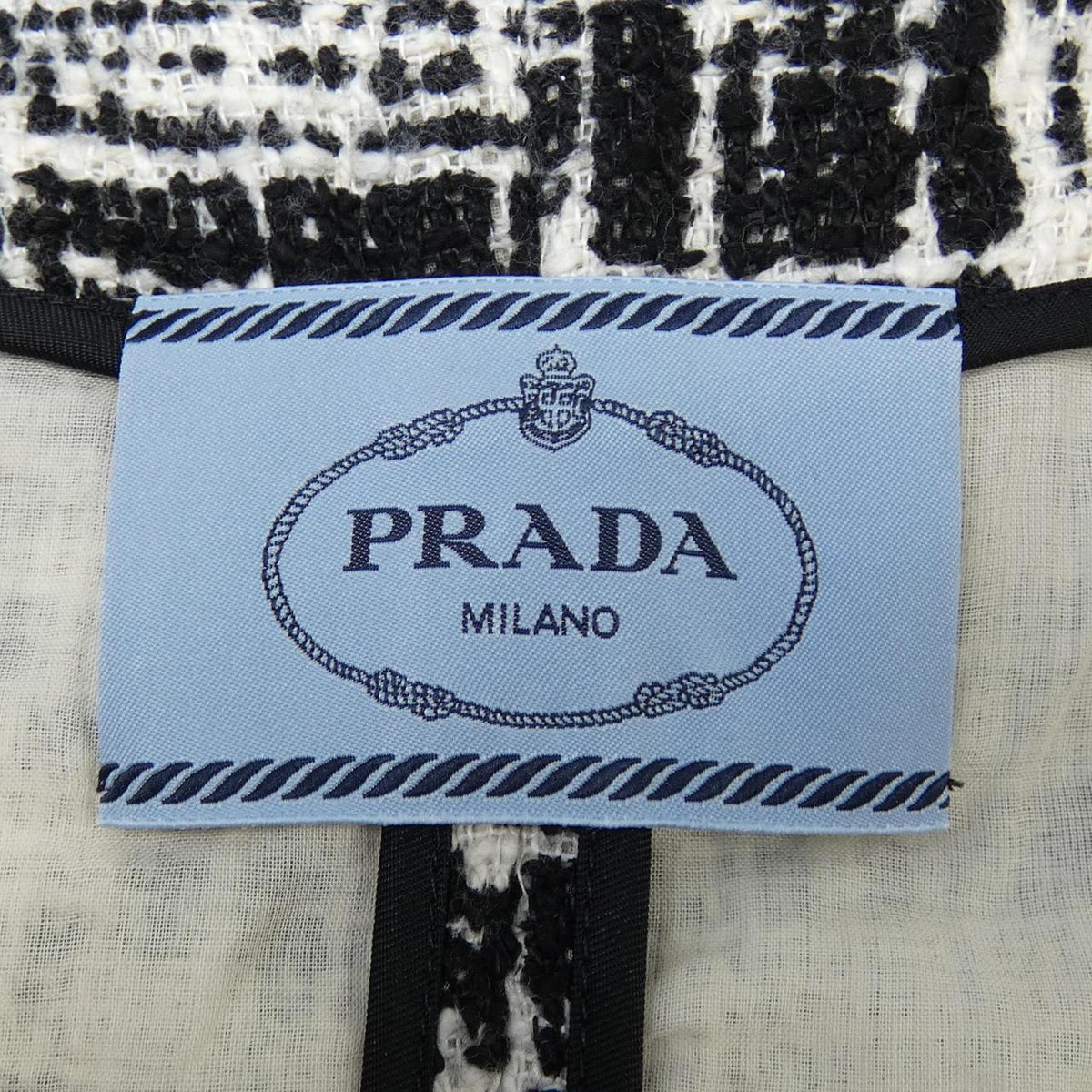 Prada Triangle Logo Dress