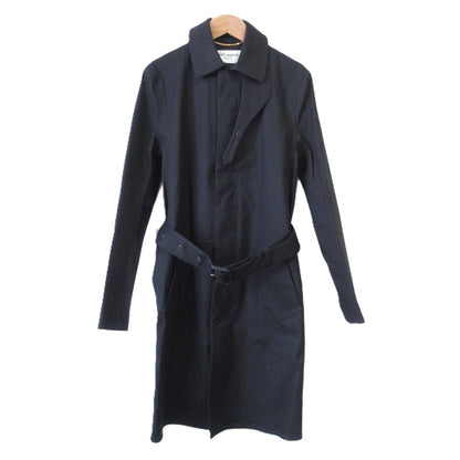 Saint Laurent Paris Concealed Placket Wool Coat