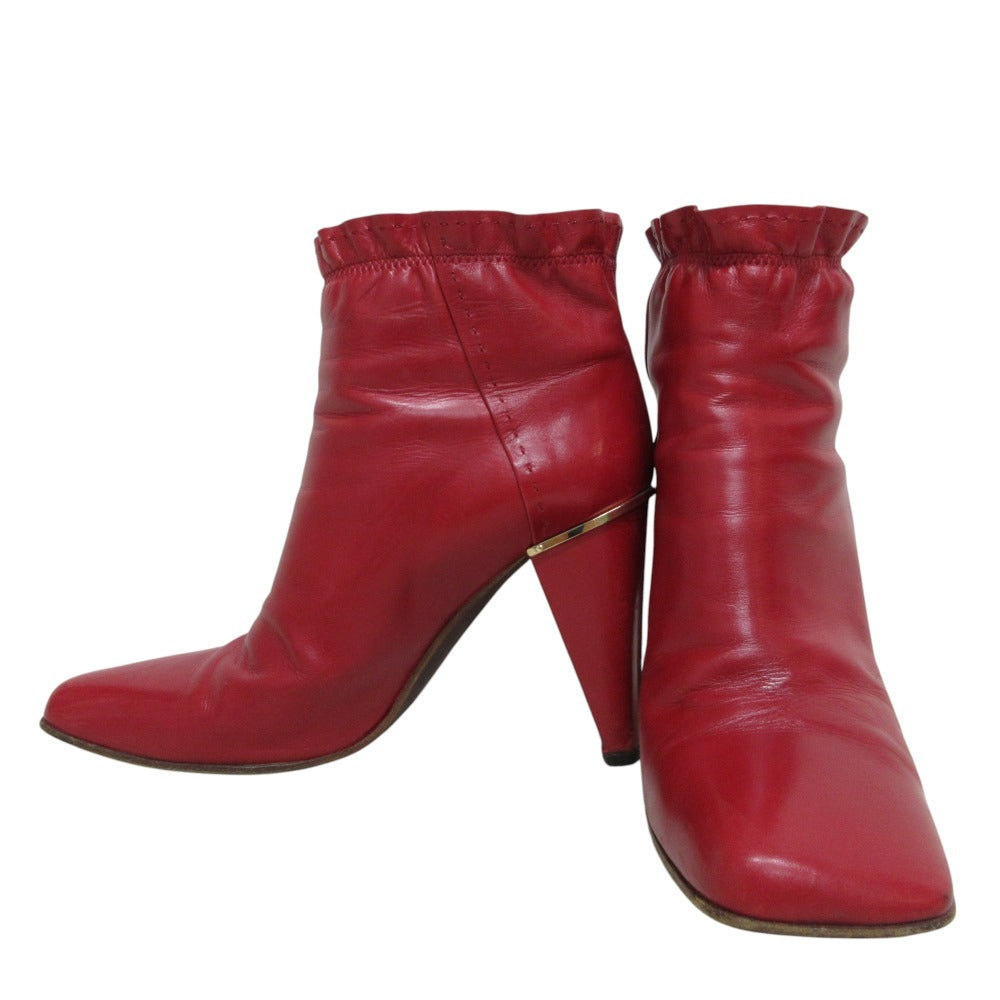 Louis Vuitton Frill Leather Short Boots