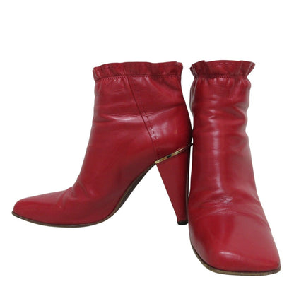 Louis Vuitton Frill Leather Short Boots