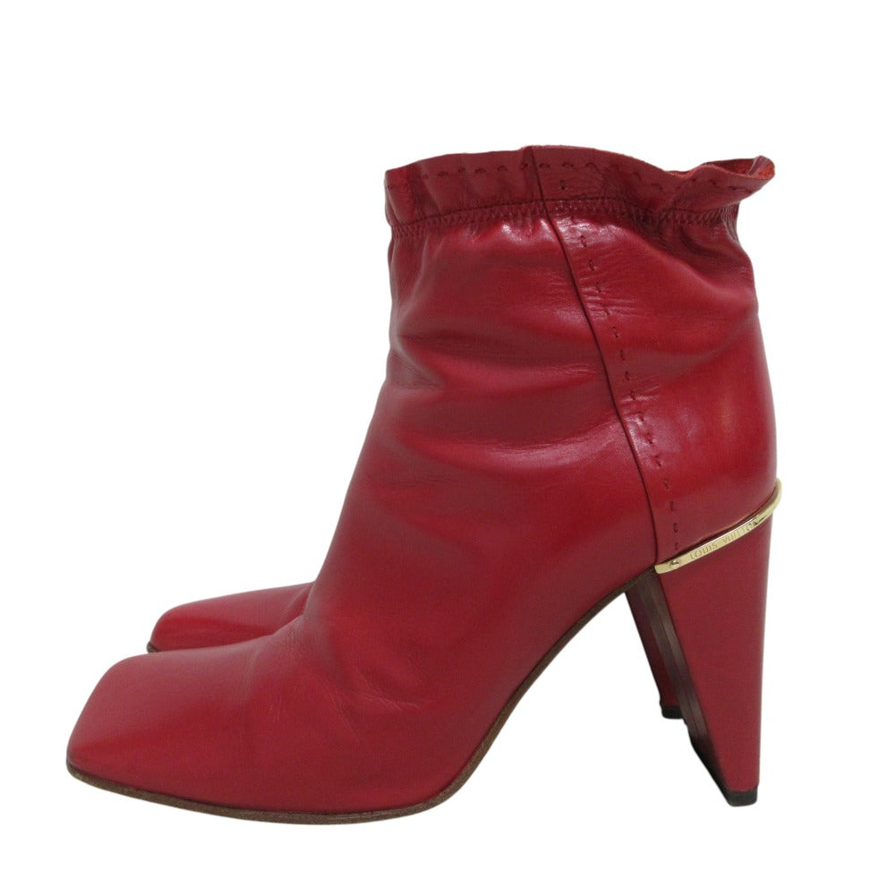 Louis Vuitton Frill Leather Short Boots