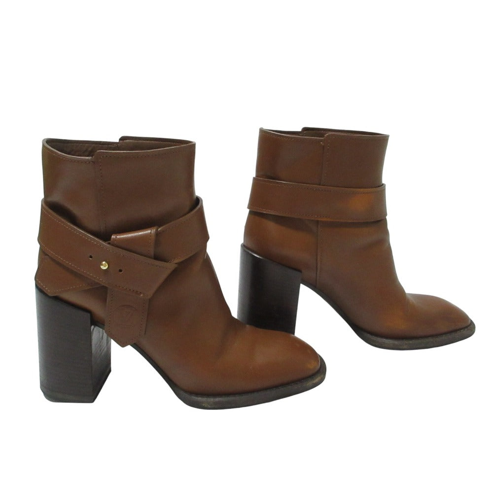 Louis Vuitton Leather Short Boots
