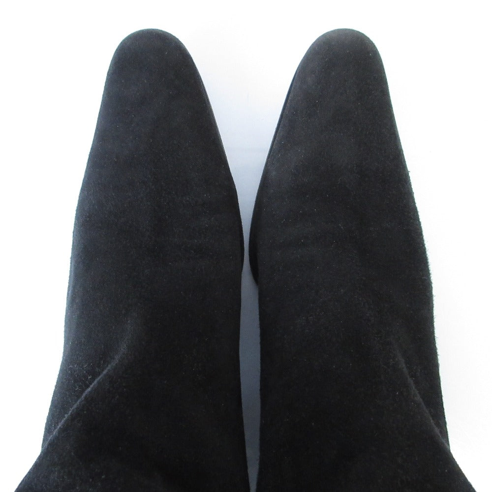Prada Ribbon Suede Long Boots