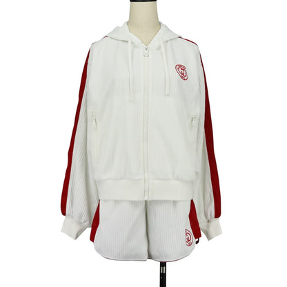 Gucci Rib Hoodie Short Pants Set