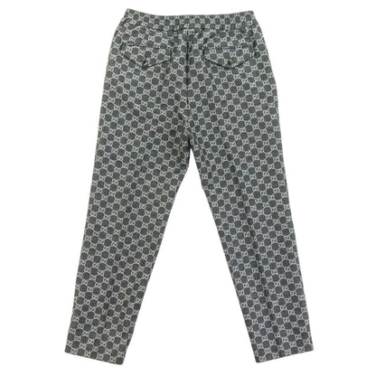 Gucci GG Jacquard Wool Flannel Trousers