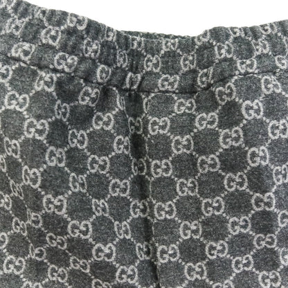 Gucci GG Jacquard Wool Flannel Trousers