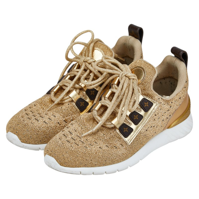 Louis Vuitton Aftergame Patent Leather Fabric Sneakers