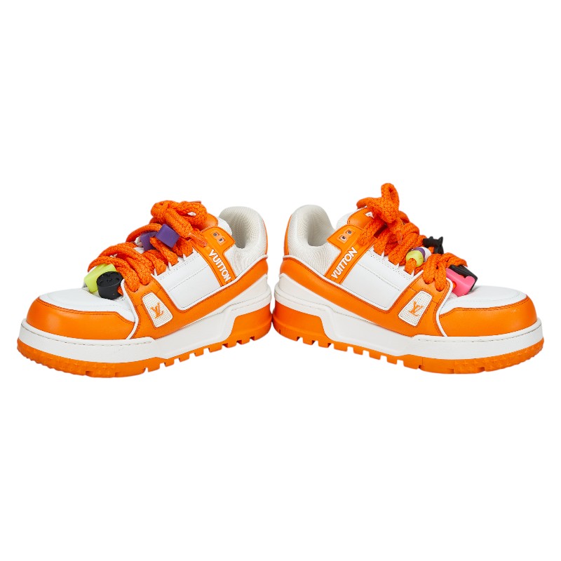 Louis Vuitton LV Trainer Maxi Line Leather Sneakers