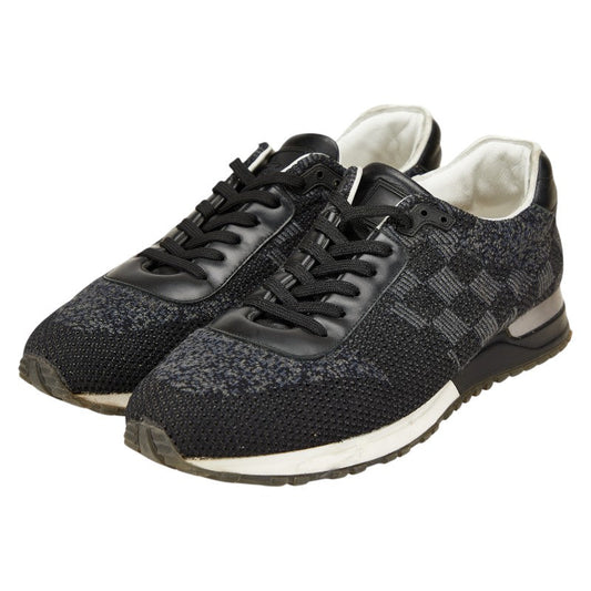 Louis Vuitton Run Away Line Damier Knit Leather Sneakers