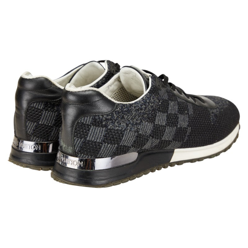 Louis Vuitton Run Away Line Damier Knit Leather Sneakers