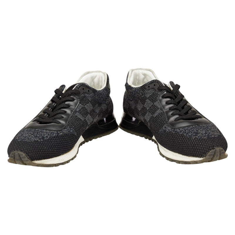 Louis Vuitton Run Away Line Damier Knit Leather Sneakers