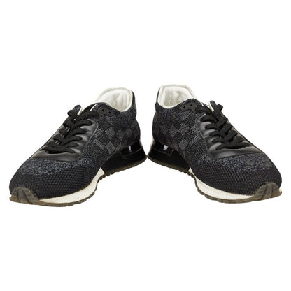 Louis Vuitton Run Away Line Damier Knit Leather Sneakers