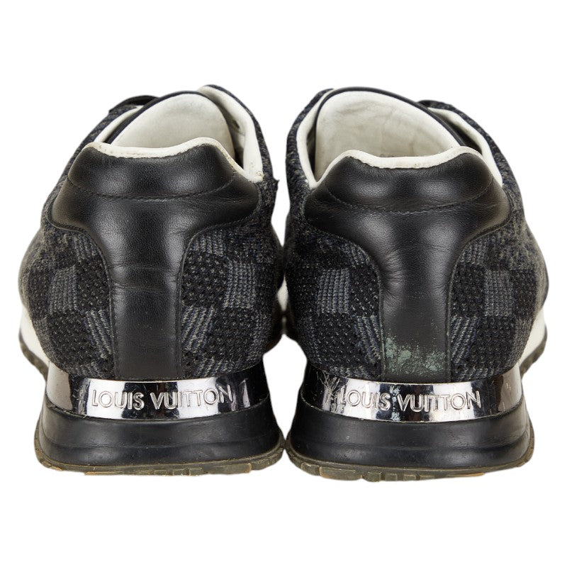 Louis Vuitton Run Away Line Damier Knit Leather Sneakers