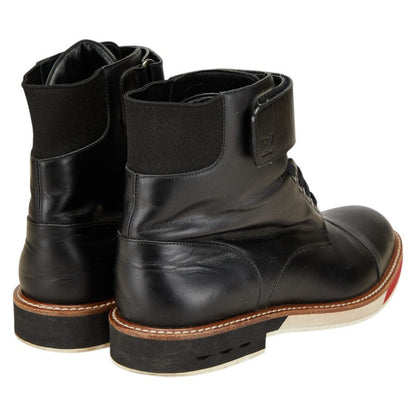 Louis Vuitton Logo Leather Boots