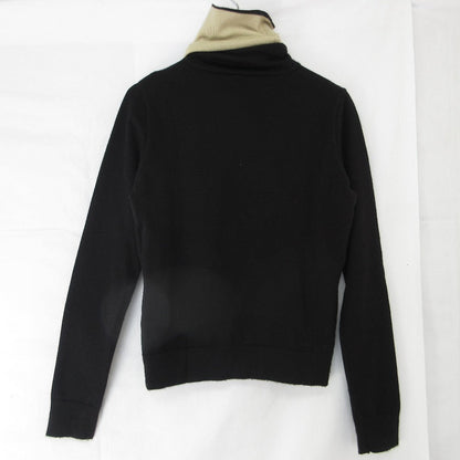 Chanel Logo Cashmere Turtleneck Sweater
