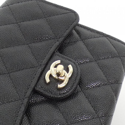 Chanel AP3061 Caviar Skin Chain Clutch