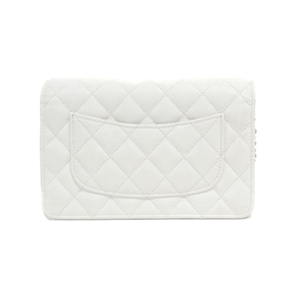 Chanel AP3694 Caviar Skin Chain Wallet