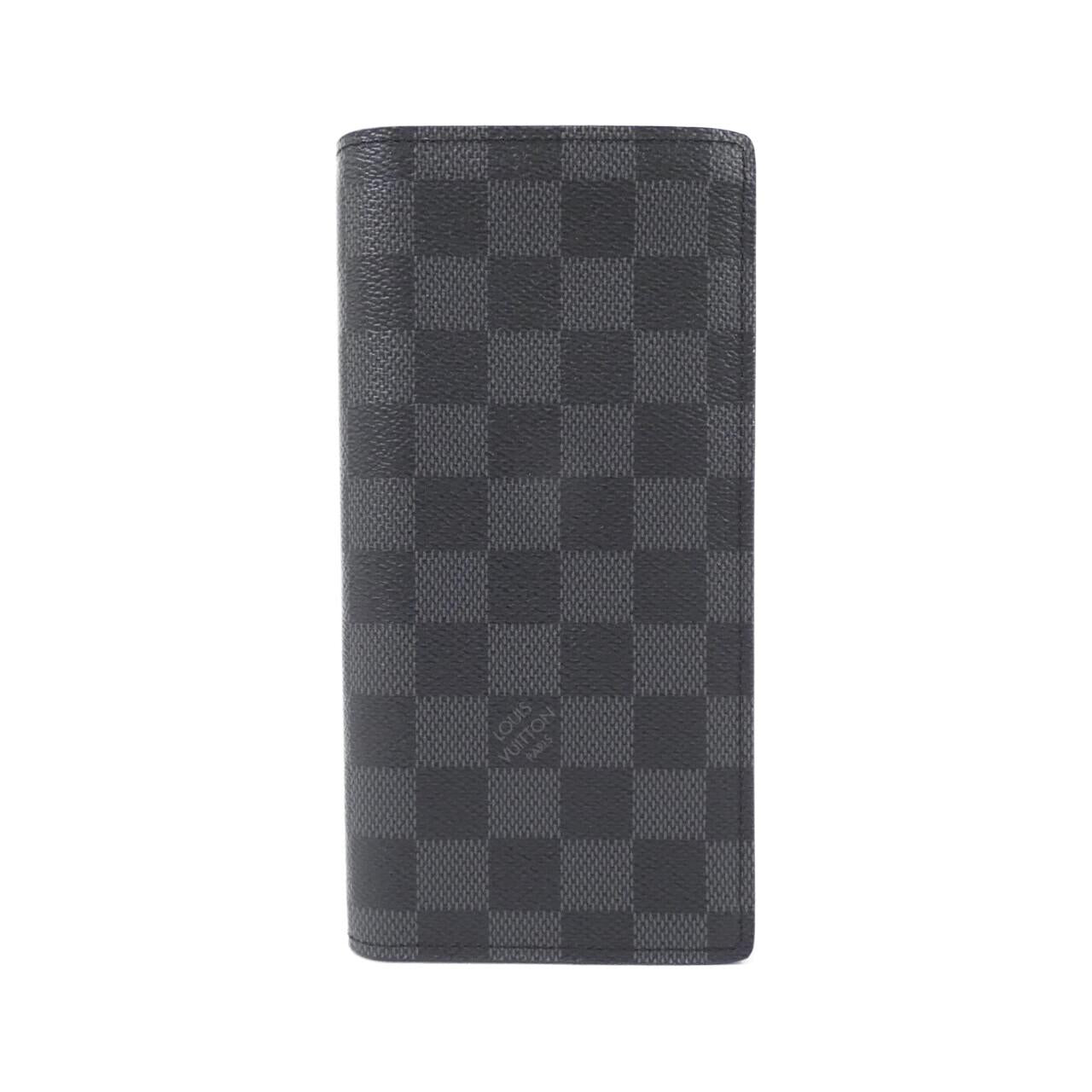 Louis Vuitton Portefeuille Brazza Damier Graphite Wallet