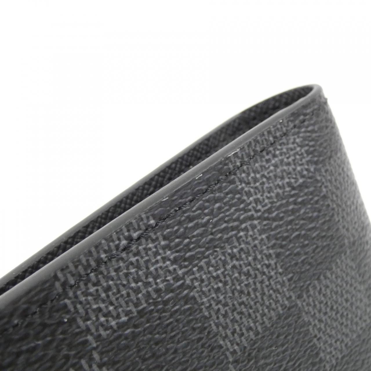 Louis Vuitton Portefeuille Brazza Damier Graphite Wallet