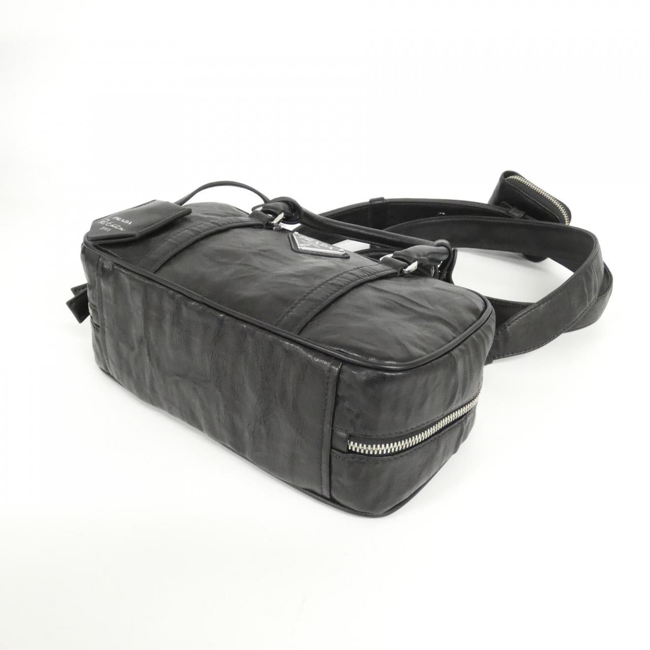 Prada 1BB098 Nappa Antique Shoulder Bag