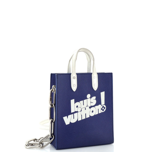 Louis Vuitton Sac Plat Bag Everyday Signature Printed Leather XS