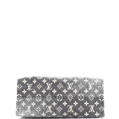 Louis Vuitton OnTheGo Tote Monogram Jacquard Denim MM