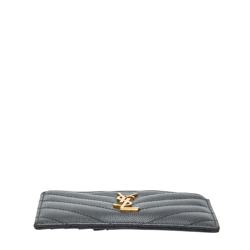 Saint Laurent Monogram Matelassé Leather Card Case