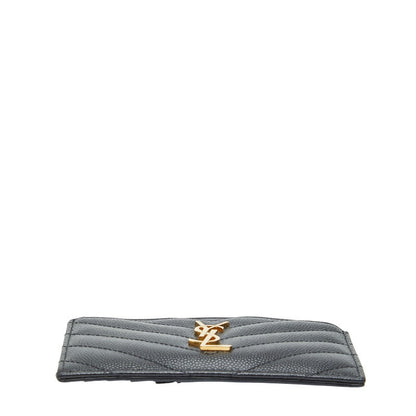 Saint Laurent Monogram Matelassé Leather Card Case