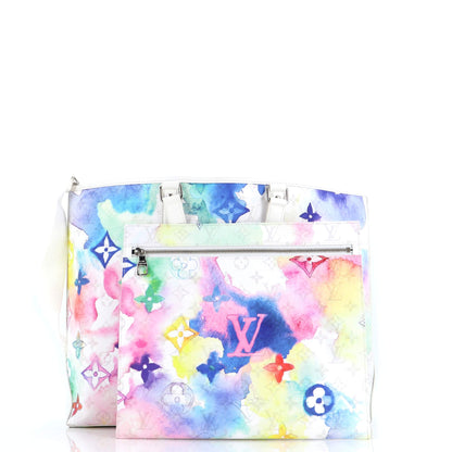 Louis Vuitton New Tote Limited Edition Monogram Watercolor Canvas GM