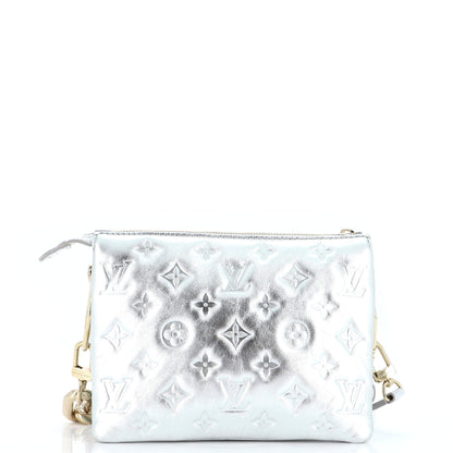 Louis Vuitton Coussin Bag Monogram Sequins and Embossed Lambskin BB