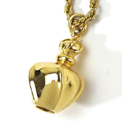 Christian Dior Perfume Bottle Necklace Metal Necklace