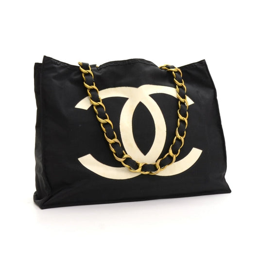 Chanel Jumbo Nylon Shoulder Bag