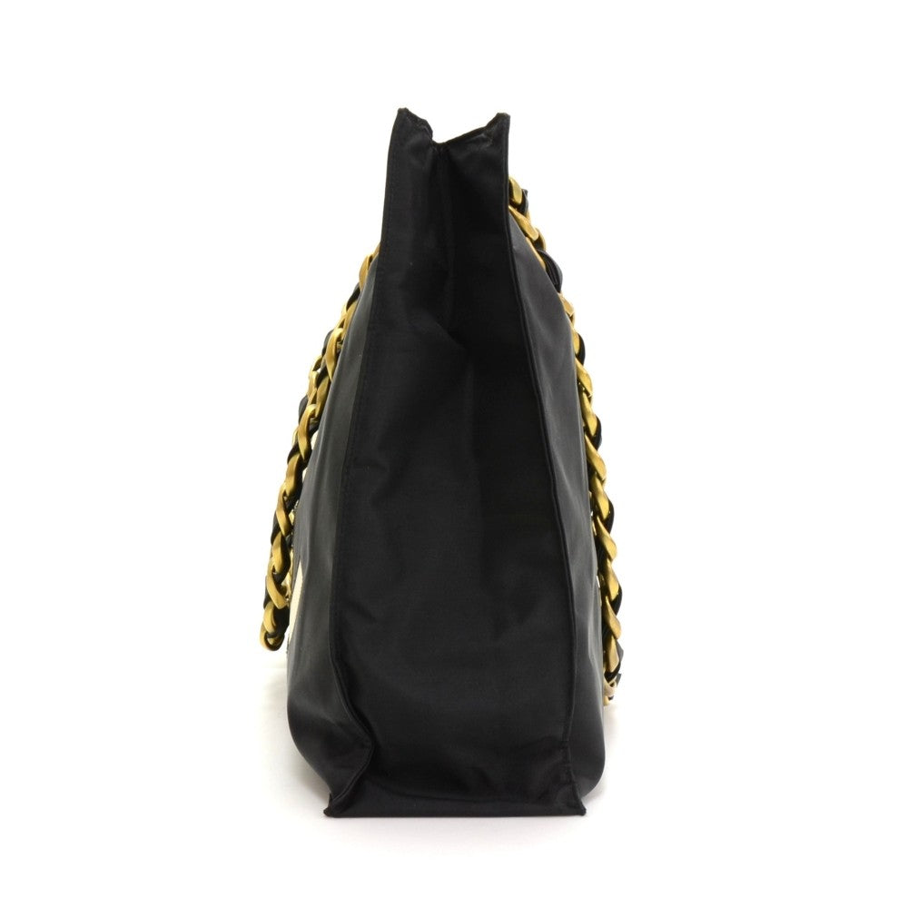 Chanel Jumbo Nylon Shoulder Bag