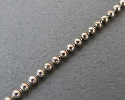 Gucci Sterling Silver 925 Mini Tag Ball Chain Bracelet w/Box - Final Call