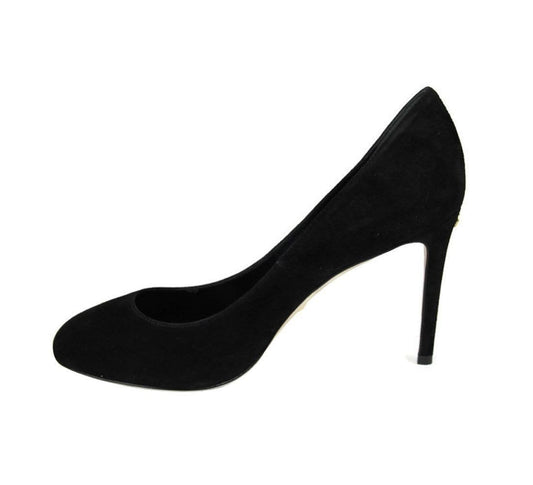 Gucci Heels Black Suede Interlocking - Gucci Shoes Women