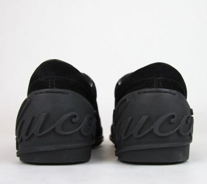 Gucci Sneakers - Gucci Women Black Sneakers Suede Trainer
