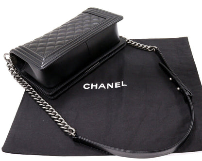 Chanel Caviar Skin Boy Chanel 2way Shoulder Bag A67086