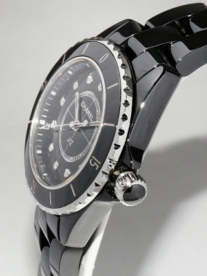 Chanel Black Ceramic J12 Watch H5701