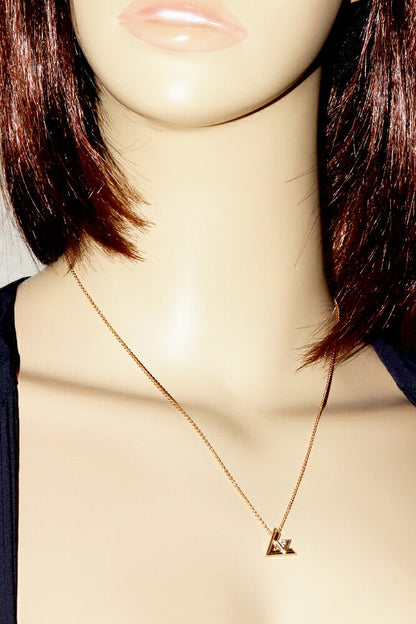 Louis Vuitton K18PG Volt One Pendant Necklace Q93813