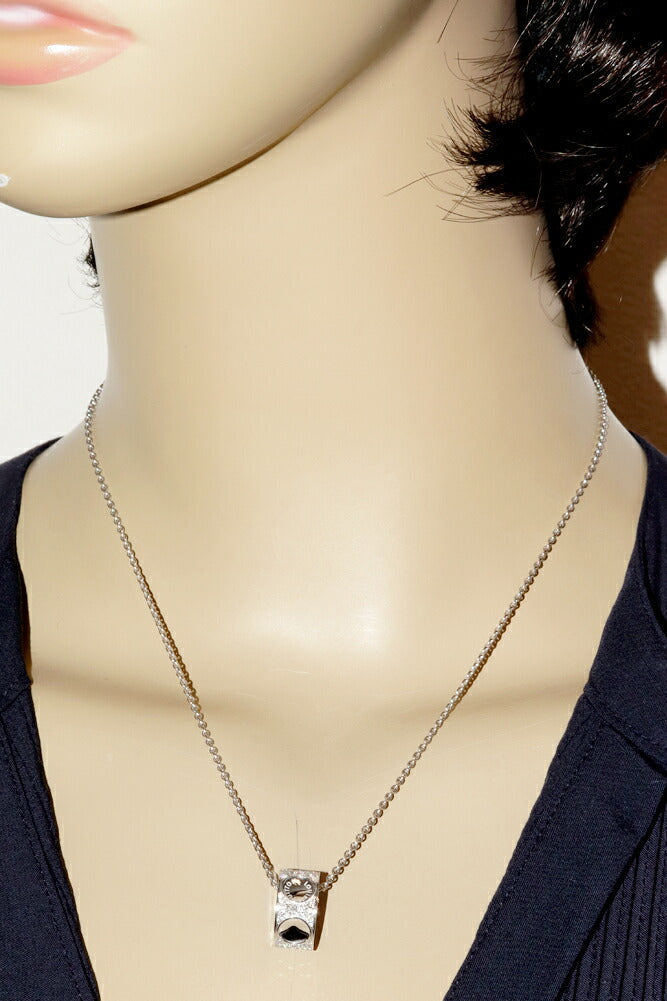 Louis Vuitton 18K White Gold Empreinte Pendant Necklace Q93164