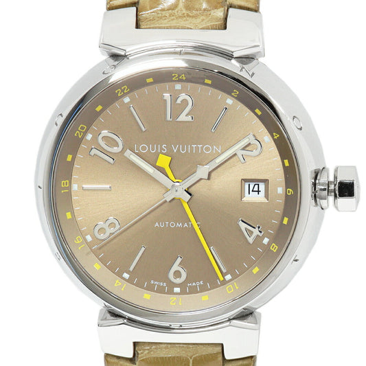 Louis Vuitton Light Brown Dial Tambour GMT Watch Q1132