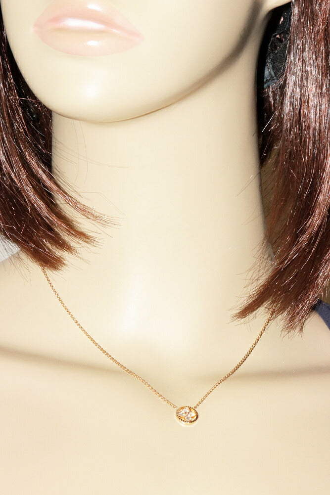 Louis Vuitton 18K Pink Gold Sun Blossom BB Pendant Necklace Q93490