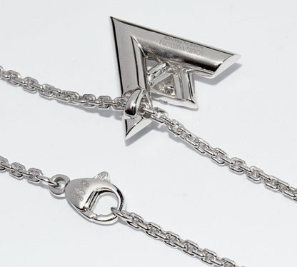 Louis Vuitton K18WG Volt One Pendant Necklace Q93807