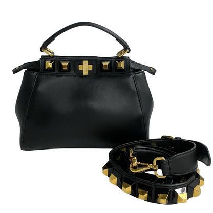 Fendi Peekaboo Leather 2way Bag