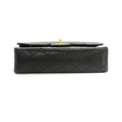 Chanel Double Flap Quilted Lambskin Leather Bag