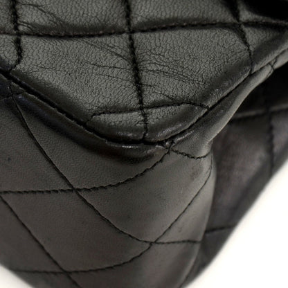 Chanel Double Flap Quilted Lambskin Leather Bag