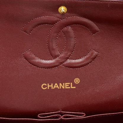 Chanel Double Flap Quilted Lambskin Leather Bag