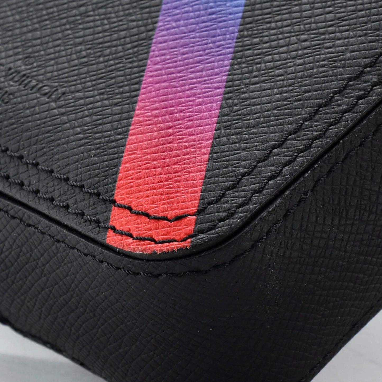 Louis Vuitton Danube Messenger Bag Rainbow Taiga Leather